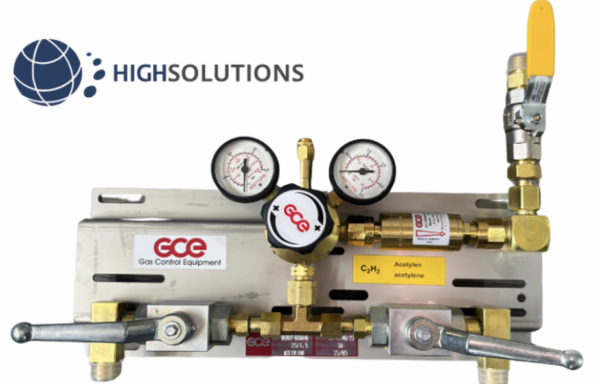 Central de Gases Duplex Manual Acetileno 25 / 1,5 bar